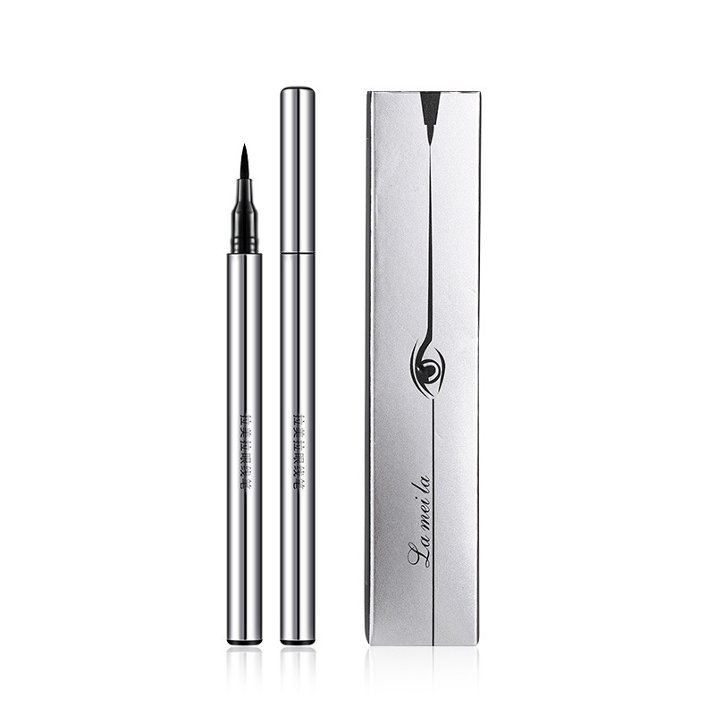 Factory Direct Supply Wholesale LaMeiLa Eyeliner Not Smudge Sweat-Proof Discoloration Resistant Big Eye Beginner Liquid Eyeliner