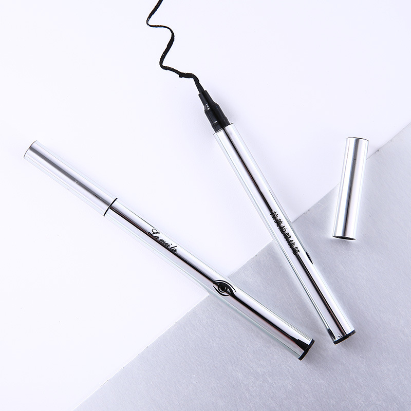 Factory Direct Supply Wholesale LaMeiLa Eyeliner Not Smudge Sweat-Proof Discoloration Resistant Big Eye Beginner Liquid Eyeliner