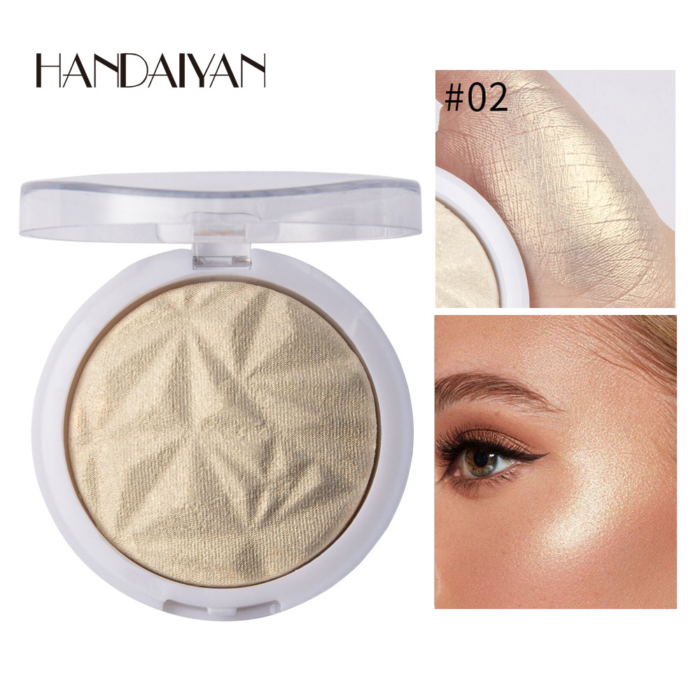 Han Daiyan Cross-Border Makeup Monochrome Diamond Baked Powder Polarized Highlight Powder Long-Lasting Brightening Finishing Shading Highlight Powder Powder