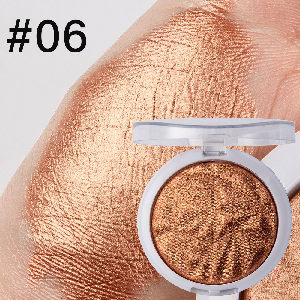 Han Daiyan Cross-Border Makeup Monochrome Diamond Baked Powder Polarized Highlight Powder Long-Lasting Brightening Finishing Shading Highlight Powder Powder