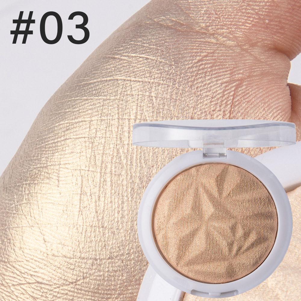 Han Daiyan Cross-Border Makeup Monochrome Diamond Baked Powder Polarized Highlight Powder Long-Lasting Brightening Finishing Shading Highlight Powder Powder