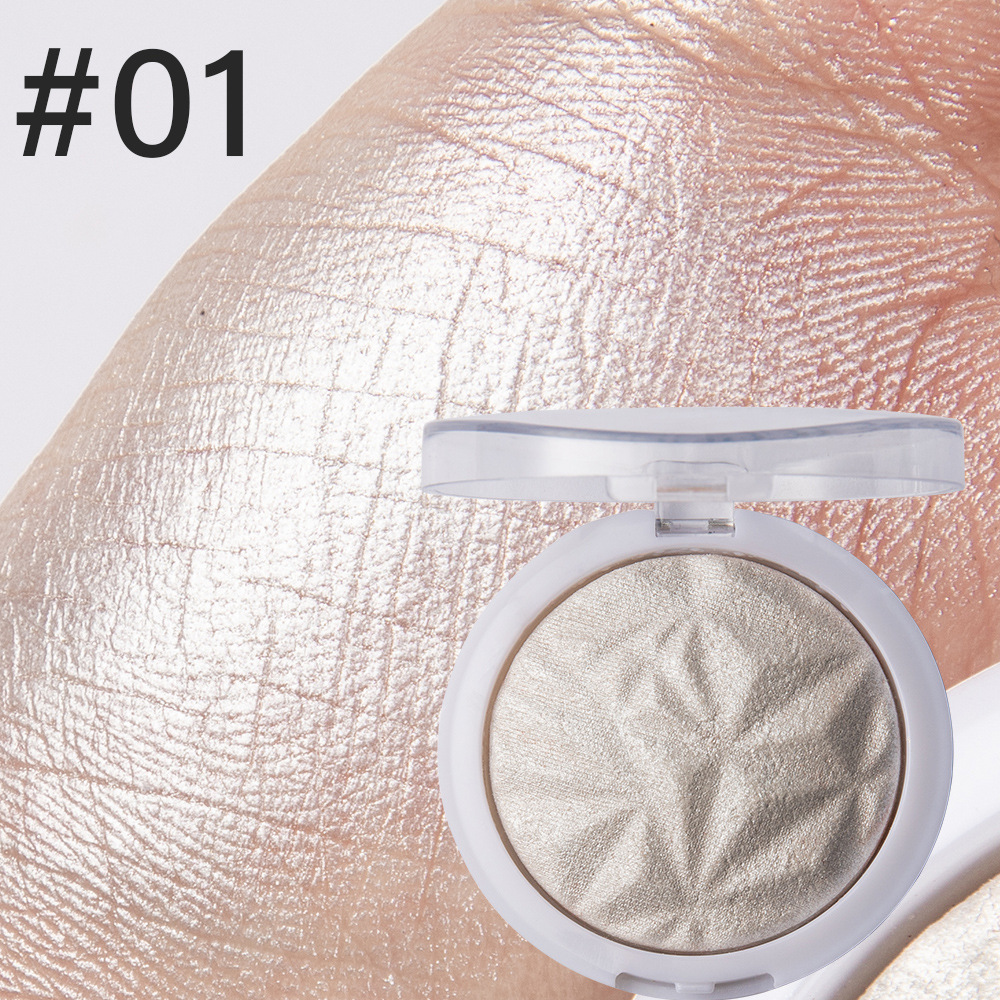 Han Daiyan Cross-Border Makeup Monochrome Diamond Baked Powder Polarized Highlight Powder Long-Lasting Brightening Finishing Shading Highlight Powder Powder