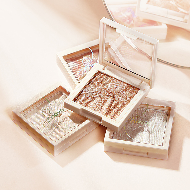 Novo Bowknot Clear Highlight Powder Delicate Brightening Skin Color Waterproof Sweat-Proof Long-Lasting Apple Zone Bang Bang Three-Dimensional