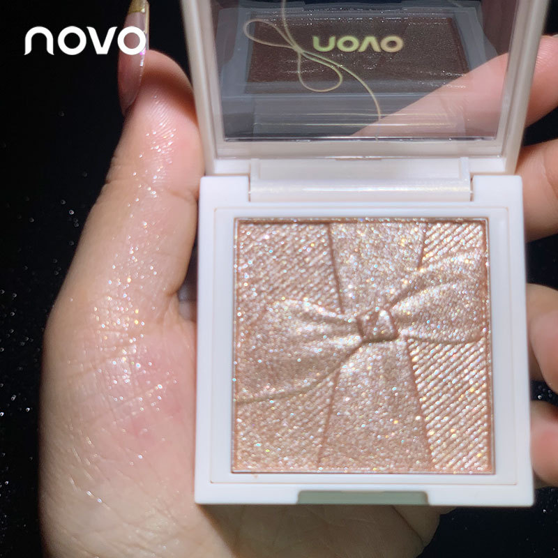 Novo Bowknot Clear Highlight Powder Delicate Brightening Skin Color Waterproof Sweat-Proof Long-Lasting Apple Zone Bang Bang Three-Dimensional