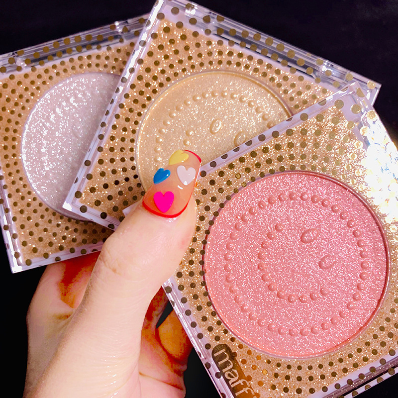 Maffick Maffick Yue Zi Highlight Powder Smiley Face Repair Highlighting Powder Thin and Glittering Beginner Brightening Hair Generation