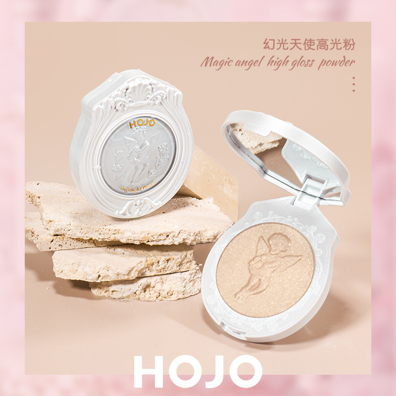 Hojo Magic Light Angel Highlight Powder Diamond Fine Powder Brightening Nose Shadow Three-Dimensional Repair Pearlescent Face Clavicle Mashed Potatoes
