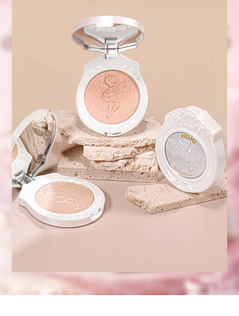 Hojo Magic Light Angel Highlight Powder Diamond Fine Powder Brightening Nose Shadow Three-Dimensional Repair Pearlescent Face Clavicle Mashed Potatoes