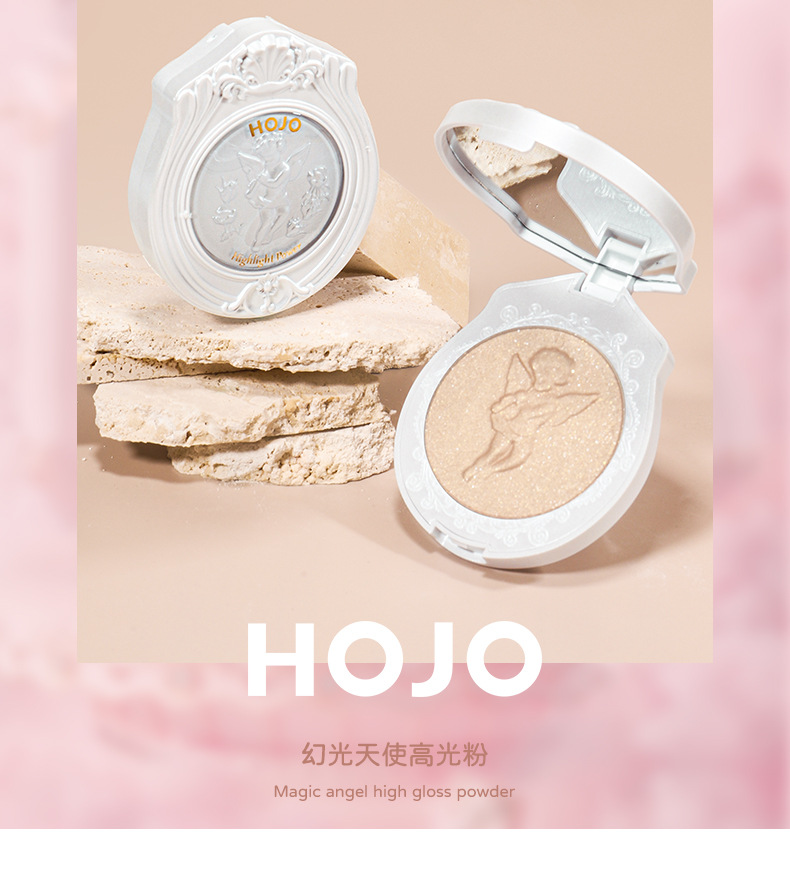 Hojo Magic Light Angel Highlight Powder Diamond Fine Powder Brightening Nose Shadow Three-Dimensional Repair Pearlescent Face Clavicle Mashed Potatoes
