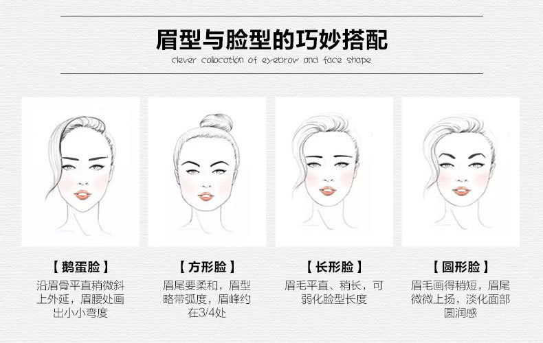 Bioaqua Stereo Natural Tri-Color Eyebrow Powder Highlight Powder Not Smudge Eyebrow Pencil Manufacturer Eye Shadow Plate Makeup