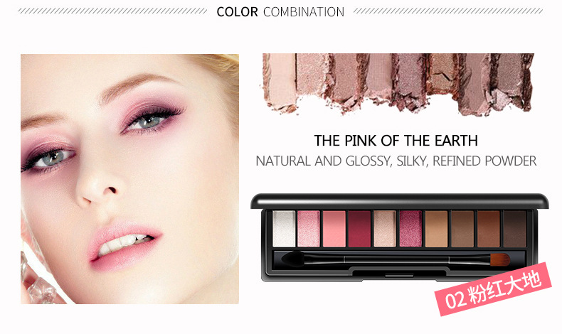 Bioaqua Stereo Natural Tri-Color Eyebrow Powder Highlight Powder Not Smudge Eyebrow Pencil Manufacturer Eye Shadow Plate Makeup
