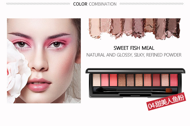 Bioaqua Stereo Natural Tri-Color Eyebrow Powder Highlight Powder Not Smudge Eyebrow Pencil Manufacturer Eye Shadow Plate Makeup