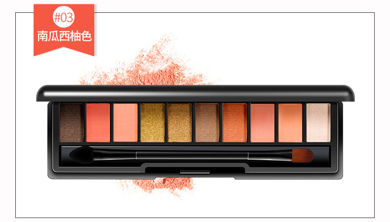 Bioaqua Stereo Natural Tri-Color Eyebrow Powder Highlight Powder Not Smudge Eyebrow Pencil Manufacturer Eye Shadow Plate Makeup