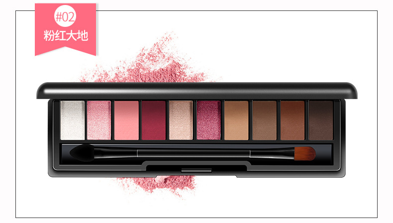 Bioaqua Stereo Natural Tri-Color Eyebrow Powder Highlight Powder Not Smudge Eyebrow Pencil Manufacturer Eye Shadow Plate Makeup