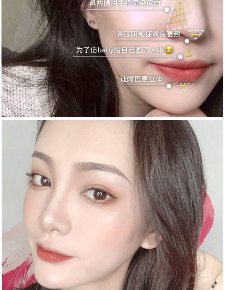 M6005 Diamond Highlight Powder MINSHZEE Contour Compact Brightening Powder Fairy Mashed Potatoes Shimmering Powder Shimmer Unicorn