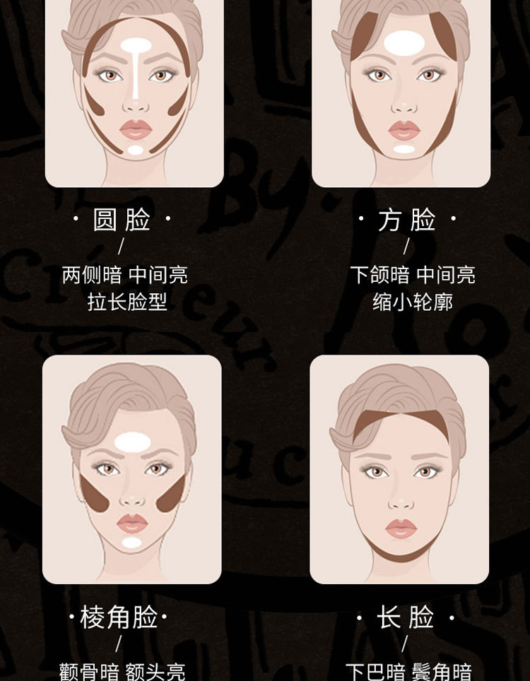 M6005 Diamond Highlight Powder MINSHZEE Contour Compact Brightening Powder Fairy Mashed Potatoes Shimmering Powder Shimmer Unicorn