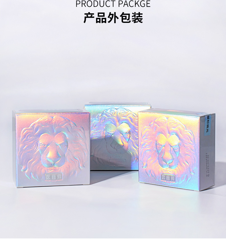 Original Painter Highlight Powder Glitter Brightening Natural Three-Dimensional Nose Shadow Side Shadow Relief Lion Ginger Highlight Contour Compact