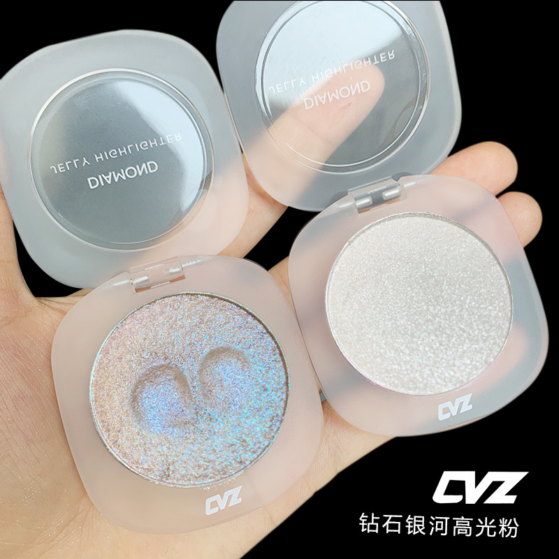 CVZ Diamond Galaxy Highlight Powder Face Brightening Three-Dimensional Repair Mashed Potatoes Natural Glitter Unicorn Fairy Plate