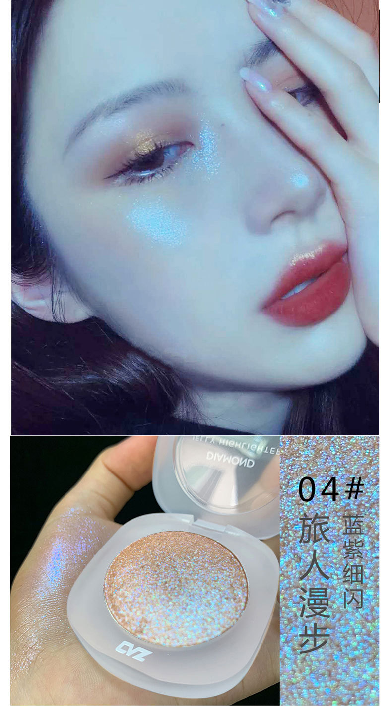 CVZ Diamond Galaxy Highlight Powder Face Brightening Three-Dimensional Repair Mashed Potatoes Natural Glitter Unicorn Fairy Plate CVZ Diamond Galaxy Highlight Powder Face Brightening Three-Dimensional Repair Mashed Potatoes Natural Glitter Unicorn Fairy Plate
