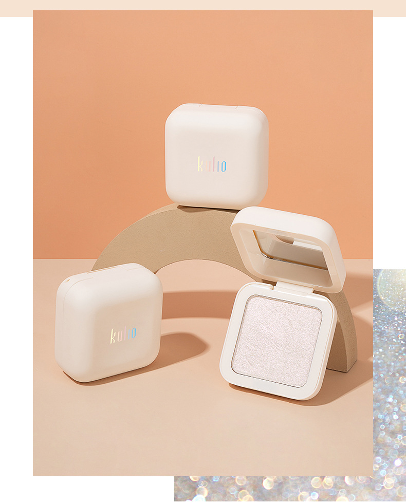 Klo2178 Kulio Starlight Diamond Shining Highlight Powder Light Feeling Brightening Skin Repair Three-Dimensional Clear Shiny Easy to Carry