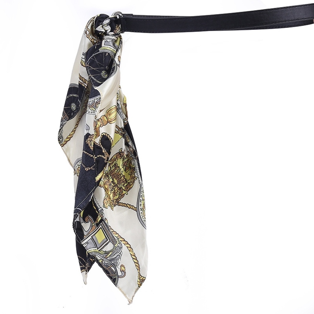 Silk scarf belt jeans decoration with skirt unlined upper garment fashion all goes with INS style fabric belt waist seal outer take multi-color