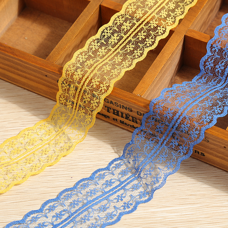 The factory supplies multi - color water - soluble as embroidery lace lace DIY hair decoration garment accessories customized wholesale