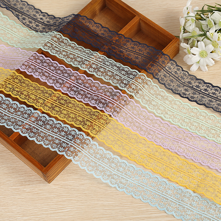 The factory supplies multi - color water - soluble as embroidery lace lace DIY hair decoration garment accessories customized wholesale