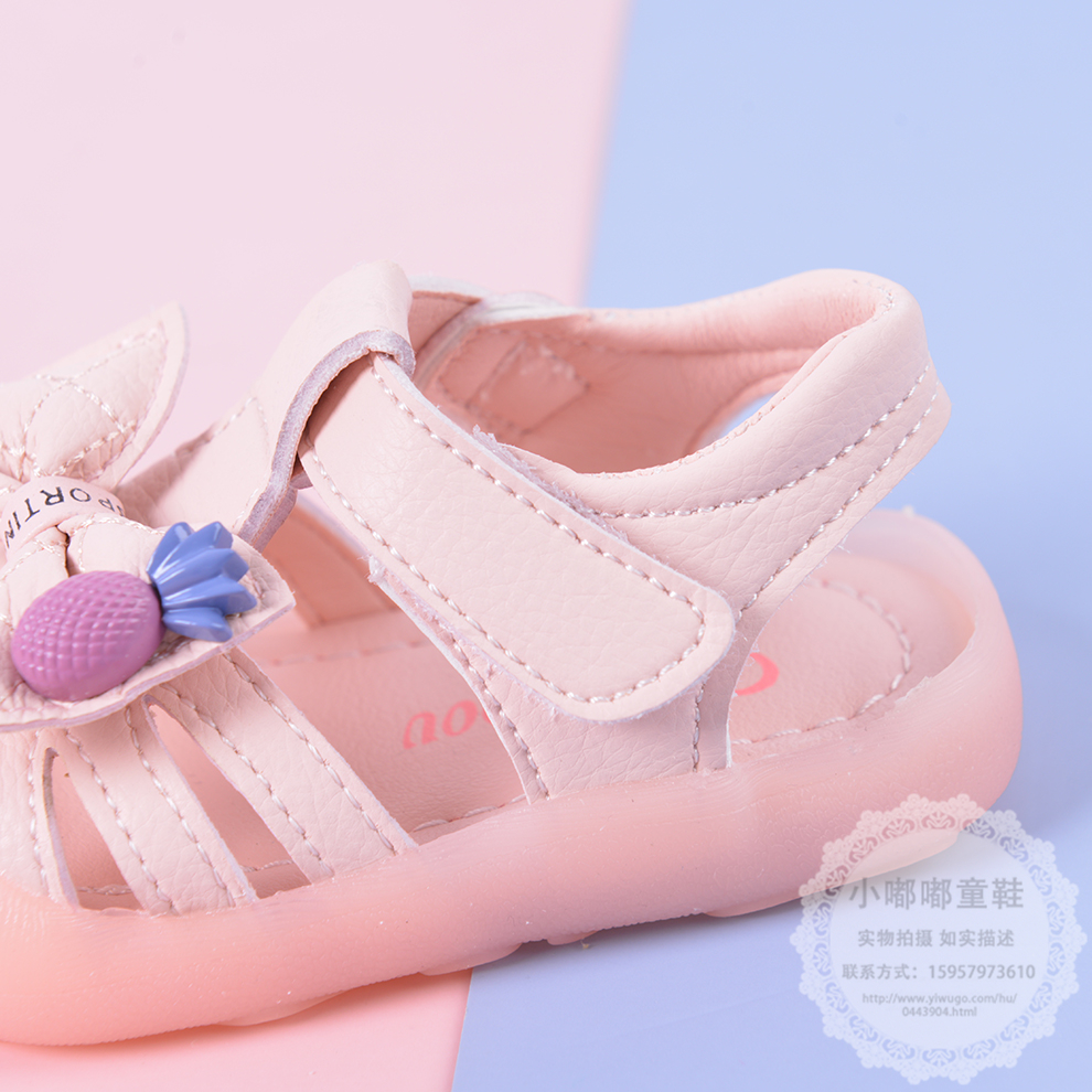 Baby Girl Summer Princess Sandals Baby Shoes Soft Bottom Closed Toe Toddler Shoes Baby Girl 1-3 Years Old Children&#039;s Shoes
