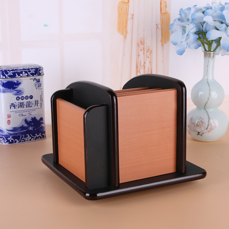 Supply High-Grade Wooden Multi-Functional Assemblage Zone Clock Storage Pencil Vase Decoration Creative Desktop Stationery Storage Box