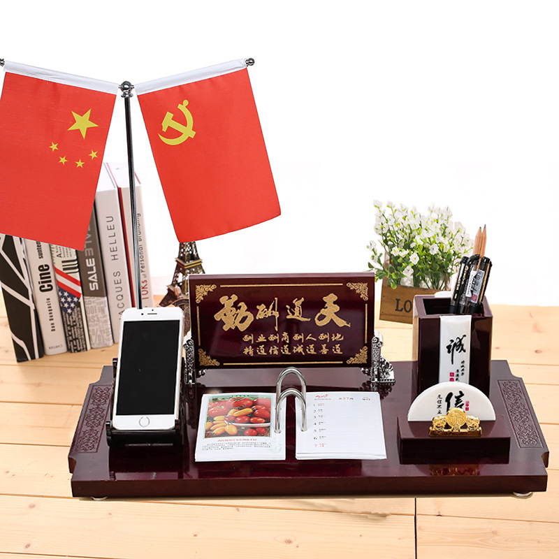 Trick???? Office Desk Surface Panel Storage?? Decoration Products High-End Creative Fashion Business Multi-Skill?? Pencil vase decoration