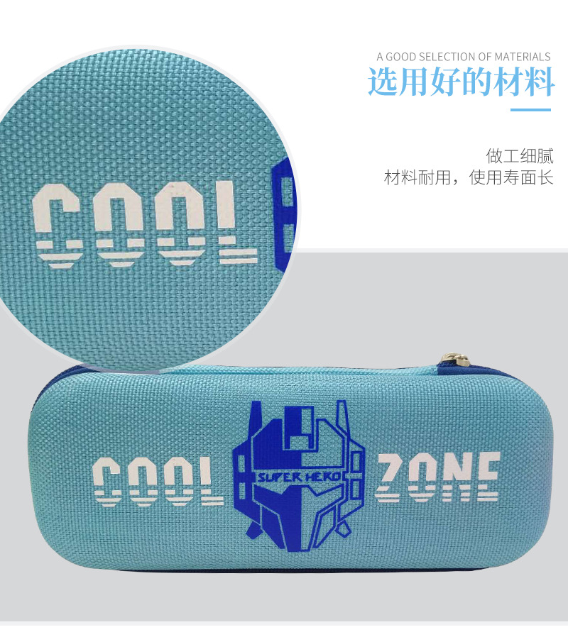 Cazenove pencil-box EVA pencil-box diamond male style large capacity multi-level primary and secondary school students pencil box storage box