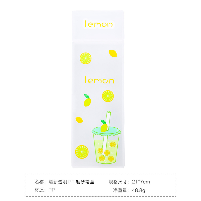 Yilan Creative New Stationery Box Simple Storage Pencil Case Plastic Pencil-Box Cartoon Young Girl Heart Pencil Box Pencil Case Stationery