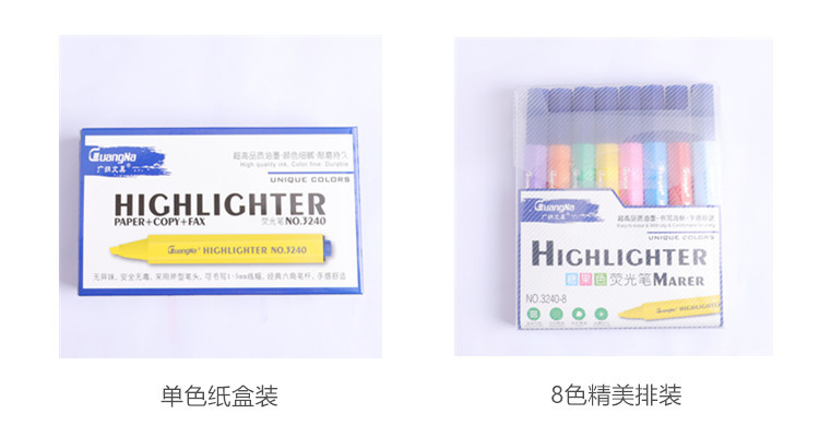 Wide range of 3240 color highlighters set for students with marker pens, candy color markers, flash pens, bold highlights