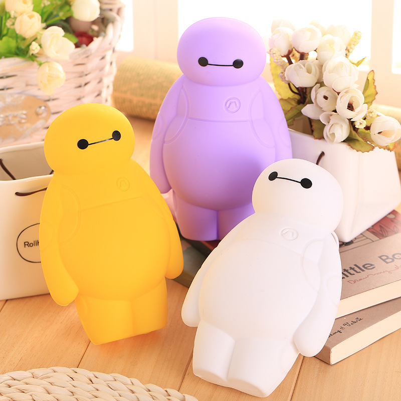 Cute student great white pencil bag Japan and South Korea creative stationery white silicone simple cartoon pen box school supplies