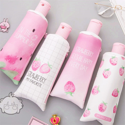 Douyin with web celebrity pencil box nb large capacity female students toothpaste pencil bag in Chesapeake express stationery supplies