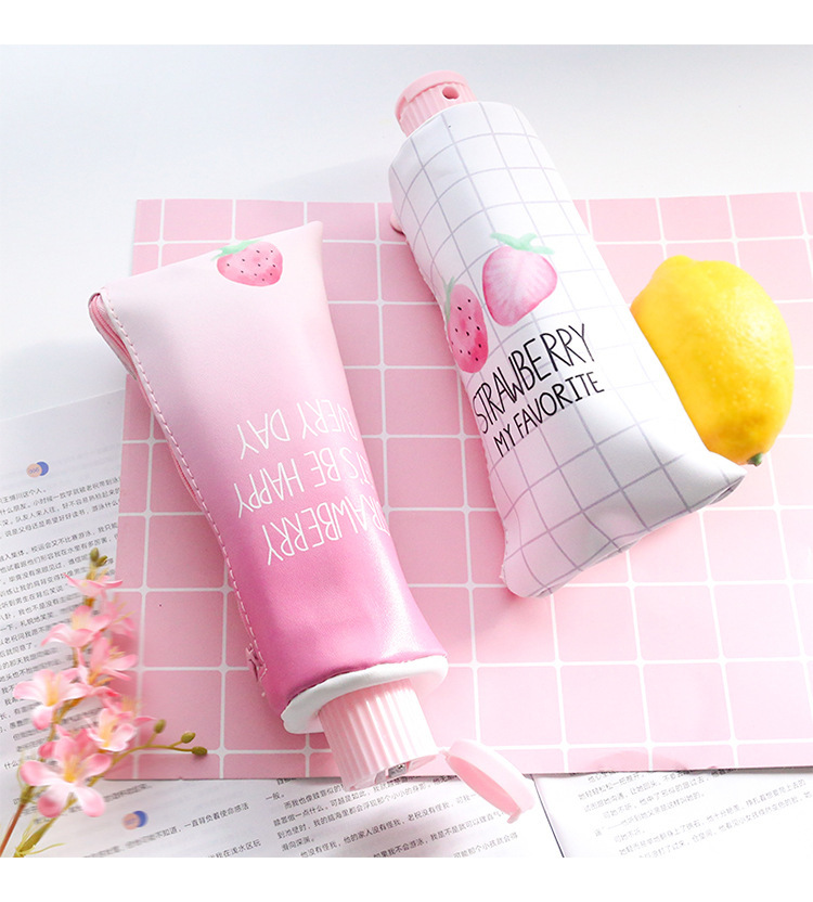 Douyin with web celebrity pencil box nb large capacity female students toothpaste pencil bag in Chesapeake express stationery supplies