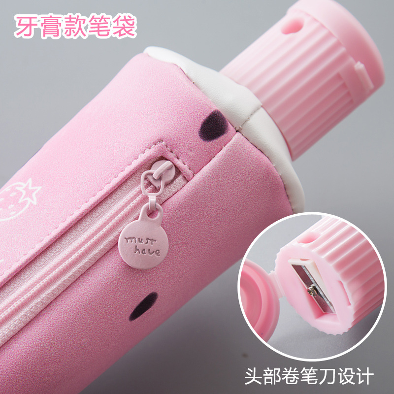 Douyin with web celebrity pencil box nb large capacity female students toothpaste pencil bag in Chesapeake express stationery supplies