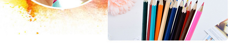 Color Pencil Short 12 Color Children Environmental Protection Drawing and Painting Pencil Stationery Wholesale Foreign Trade