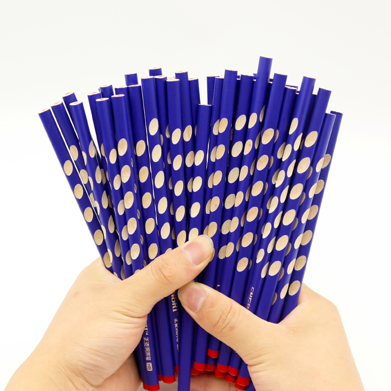 Yingzhi HB Groove Pencil Student Triangle Wood Pencil Positive Posture Children&#039;s Posture Correction Groove Pencil 30 PCs/Bag