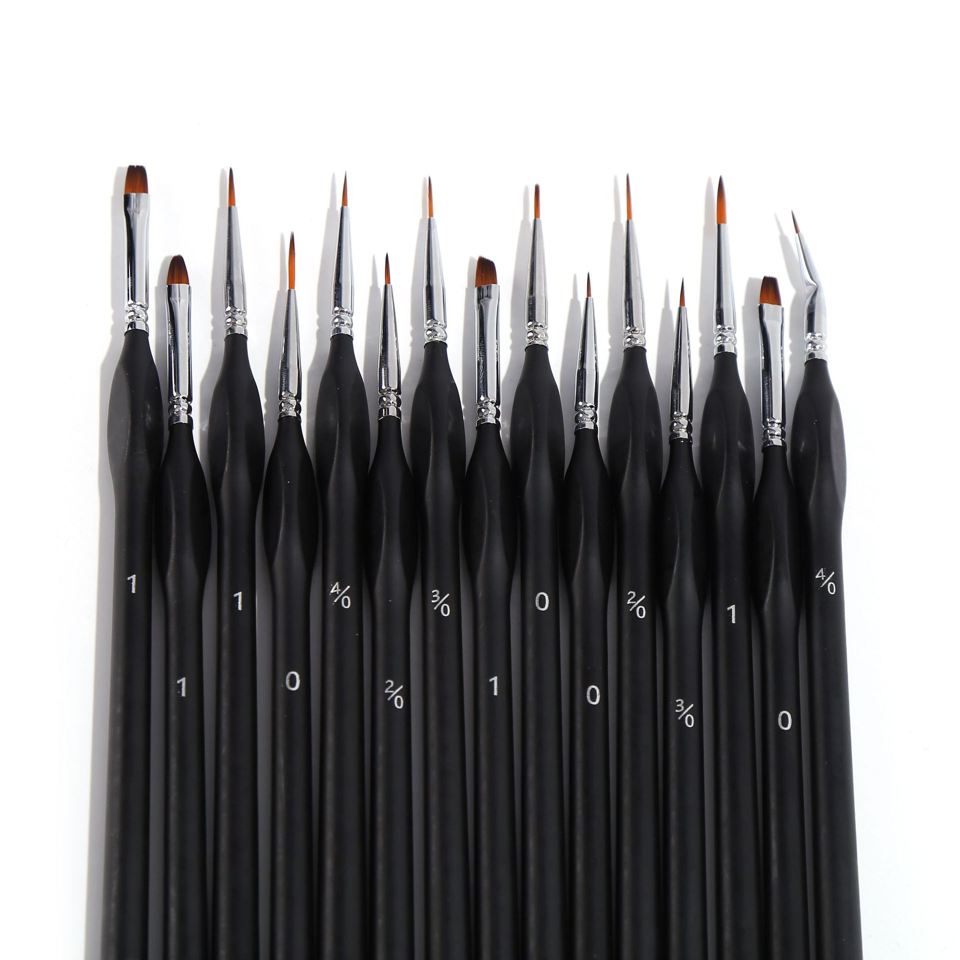 Factory Direct Supply Cross-Border Stroke Delineating Writing Brush 15 Pieces Hook Line Pen Black Pen Holder Watercolor Hand Painted Edge Marking Pen
