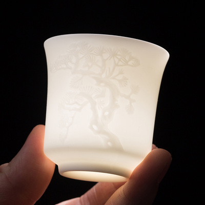 Dragon Phoenix Couple Cups Kiln Baked Master Cup Tianmu Rabbit Hair Writing Brush Large Single Cup Pu'er Kung Fu Tea Cup Dragon Phoenix Couple Cups Kiln Baked Master Cup Tianmu Rabbit Hair Writing Brush Large Single Cup Pu'er Kung Fu Tea Cup
