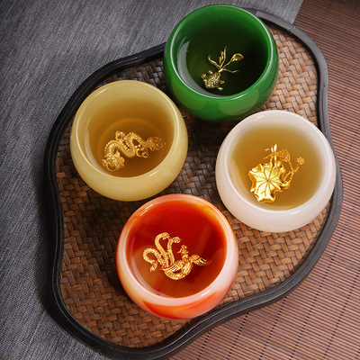 Dragon Phoenix Couple Cups Kiln Baked Master Cup Tianmu Rabbit Hair Writing Brush Large Single Cup Pu'er Kung Fu Tea Cup Dragon Phoenix Couple Cups Kiln Baked Master Cup Tianmu Rabbit Hair Writing Brush Large Single Cup Pu'er Kung Fu Tea Cup