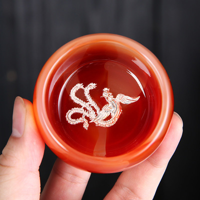 Dragon Phoenix Couple Cups Kiln Baked Master Cup Tianmu Rabbit Hair Writing Brush Large Single Cup Pu'er Kung Fu Tea Cup Dragon Phoenix Couple Cups Kiln Baked Master Cup Tianmu Rabbit Hair Writing Brush Large Single Cup Pu'er Kung Fu Tea Cup