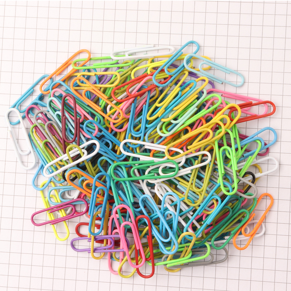 Manufacturer direct selling color plastic coated creative specially-shaped paper clip nickel-plated silver paper clip 28mm cross-border special supply Manufacturer direct selling color plastic coated creative specially-shaped paper clip nickel-plated silver paper clip 28mm cross-border special supply