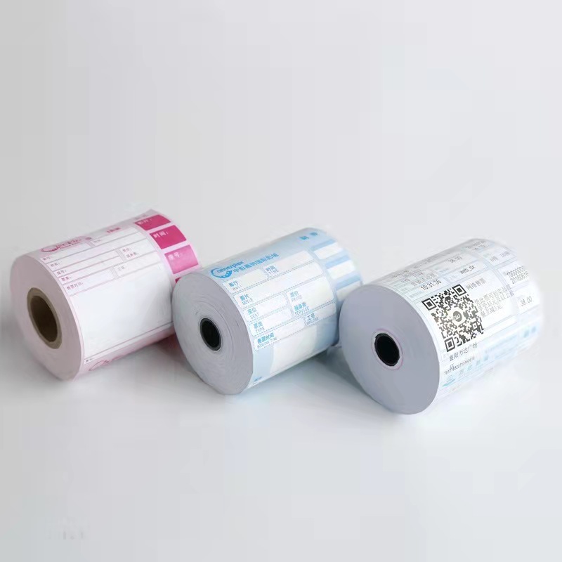 Factory Production Thermal Paper Roll 57*50 Thermosensitive Paper 57mm Supermarket Queuing Number Receipt Paper Takeaway Printing Paper