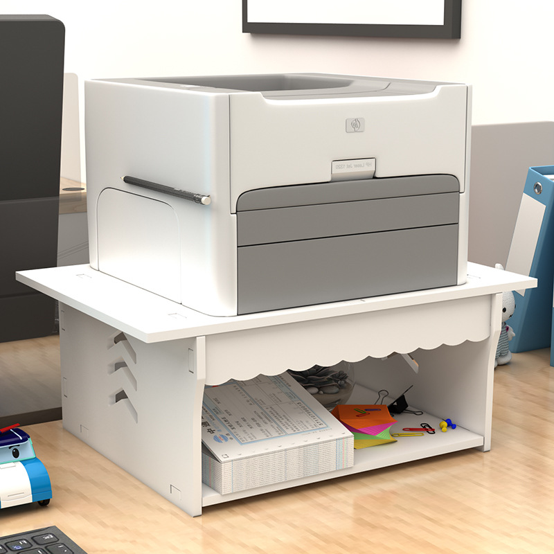 Printer Shelf Office Desktop needle Duplicator Multifunctional Double Layer support simple Household Storage