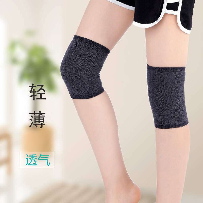 Kneecap Four Seasons Short Thin Air-Conditioned Room Old Cold Legs Men and Women Sports Invisible Knee Pad Joint Warm Cashmere Cover