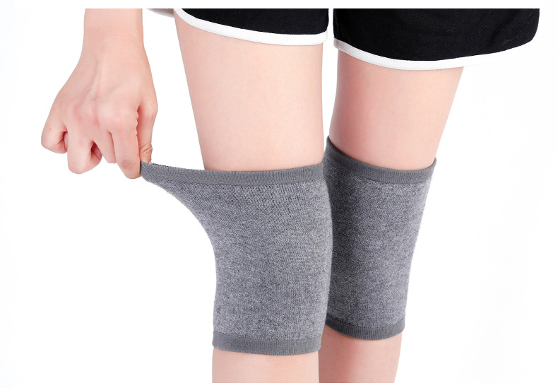 Kneecap Four Seasons Short Thin Air-Conditioned Room Old Cold Legs Men and Women Sports Invisible Knee Pad Joint Warm Cashmere Cover