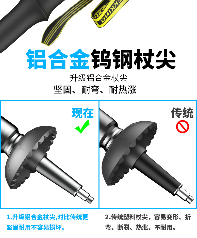 Tiktok Multifunction Trekking Poles Outdoor Live Broadcast Folding Bracket Ultra-Light Aluminum Alloy Climbing Equipment Walking Stick for the Elderly