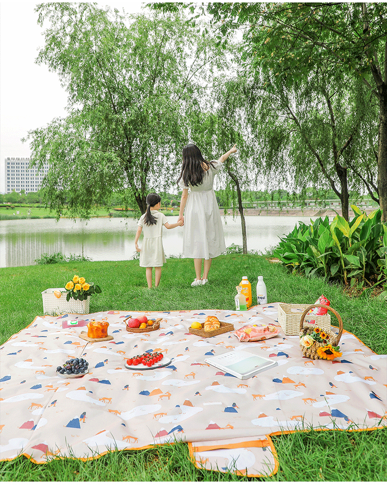 Collection Outdoor Picnic Mat Parent-Child Spring Outing Picnic Blanket Thickened Oxford Cloth Moisture Proof Pad Picnic Tent Floor Mat Portable Collection Outdoor Picnic Mat Parent-Child Spring Outing Picnic Blanket Thickened Oxford Cloth Moisture Proof Pad Picnic Tent Floor Mat Portable