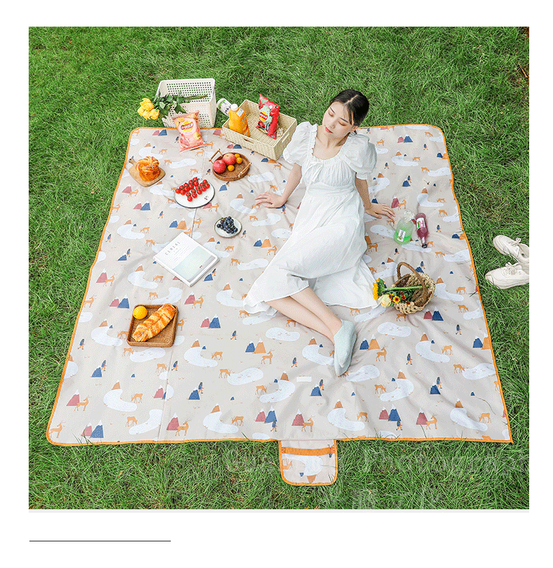 Collection Outdoor Picnic Mat Parent-Child Spring Outing Picnic Blanket Thickened Oxford Cloth Moisture Proof Pad Picnic Tent Floor Mat Portable Collection Outdoor Picnic Mat Parent-Child Spring Outing Picnic Blanket Thickened Oxford Cloth Moisture Proof Pad Picnic Tent Floor Mat Portable